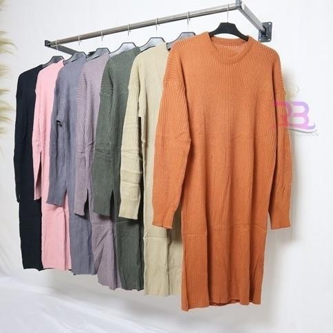 Tunik Dress Rajut / Dress Rajut / Tunik Rajut Wanita