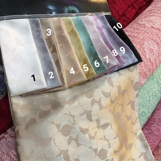 Kain Jaguar Silk / Bahan Armany Silk Motif Embos