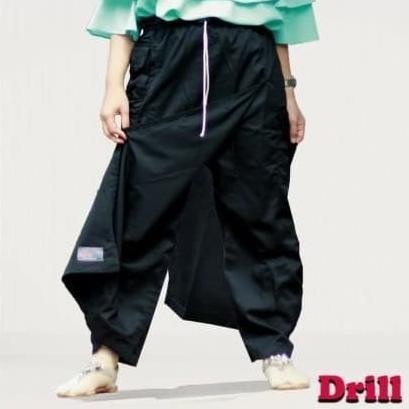 Rok Celana Muslimah Bahan Drill Hitam Ukuran Xl - Garasi Salwa