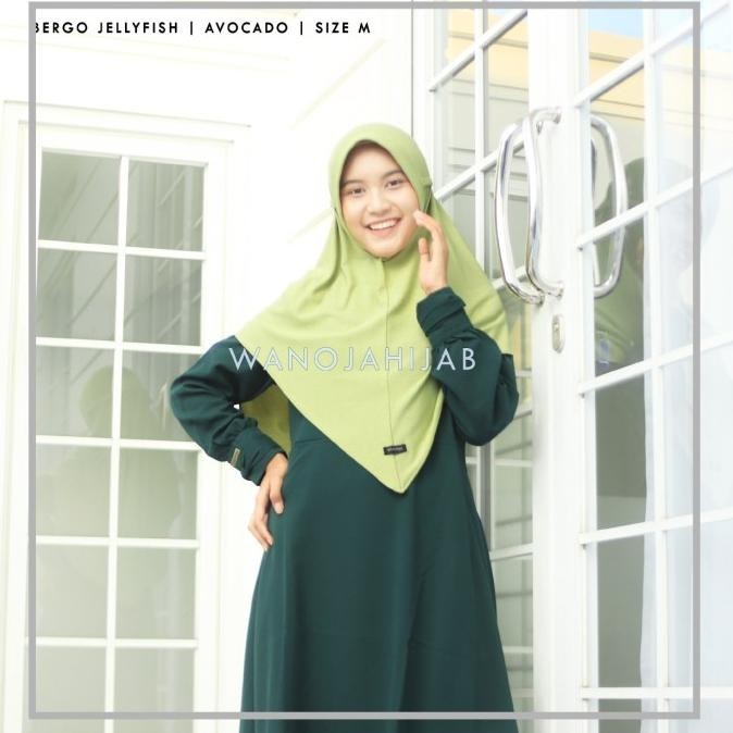 Bergo Jellyfish Size M By Wanoja - Bergo Tali Pet Wanoja