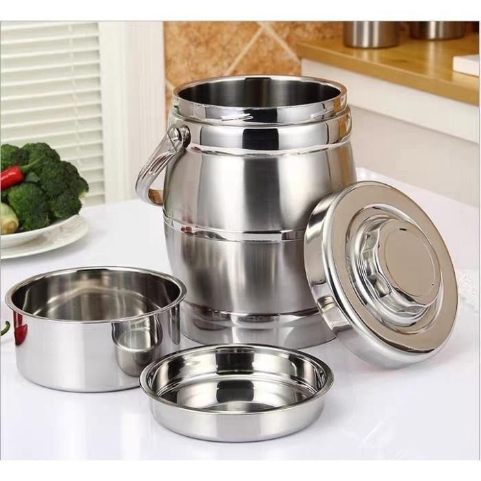 Rantang Stainless Vakum Dapat Menahan Panas Rantang Bekal Rantang Nasi