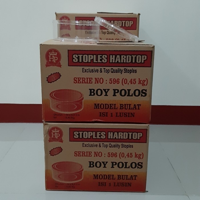 TOPLES KUE HARDTOP-596 (450gr) BULAT POLOS