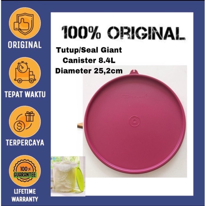 PNS-108 Promo Tutup / Seal Giant Canister Diameter 24cm Tupperware