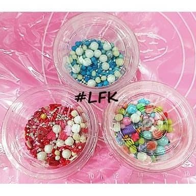 

500G SPRINKLE RED WHITE SILVER ELEGANT MUTIARA BINTANG PEARL SUGAR KUE
