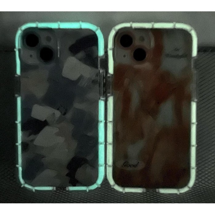 [Ip Xr - 13 Pro Max] Case / Casing Iphone Cute Bear Glow In The Dark