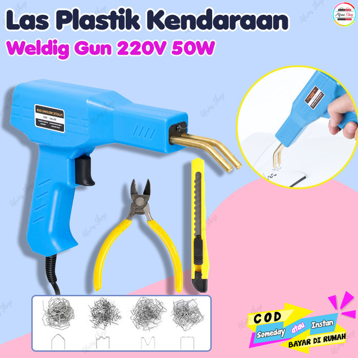 

Las Plastik Bemper Mobil Las Solder Gun Penyambung Plastik