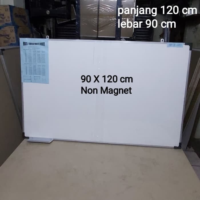 

Whiteboard 90 X120 Cm Papan Tulis 120X90 Cm