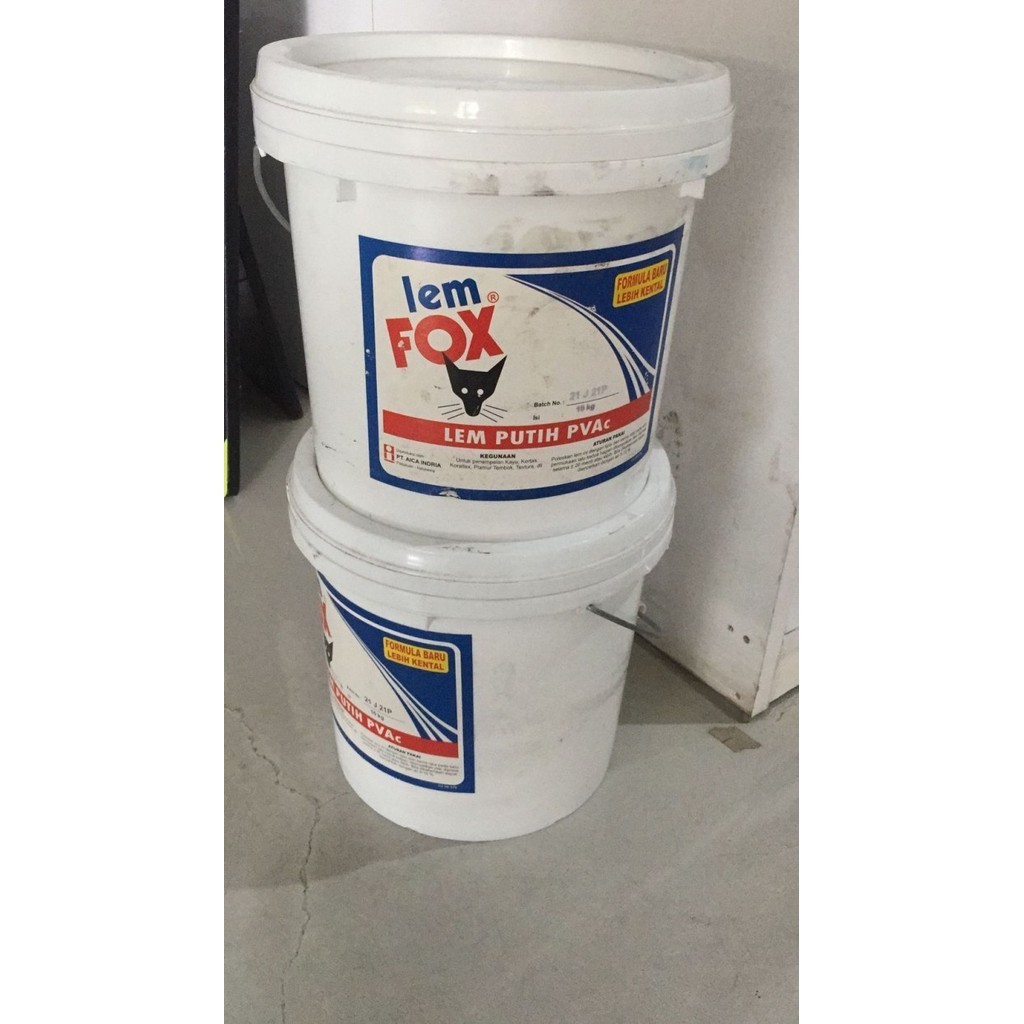 

Fox Lem Putih Pvac Biru Ember 10 Kg