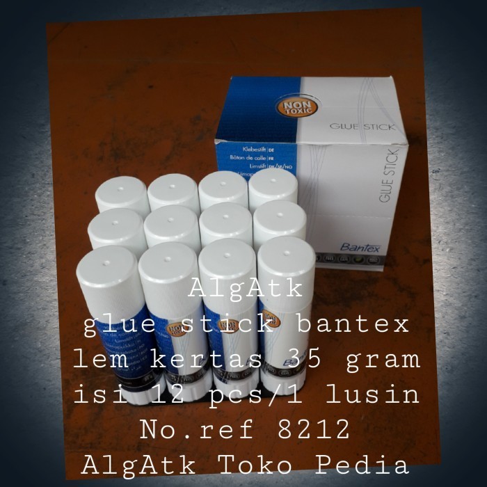 

Glue Stick Bantex Lem Kertas 35 Gram No Ref 8212 Harga Untuk 12 Pcs