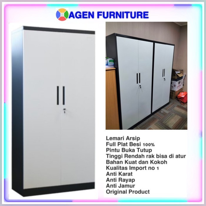 

Lemari Arsip Full Besi Av001 Lebih Tebal Dan Ukuran Lebih Besar