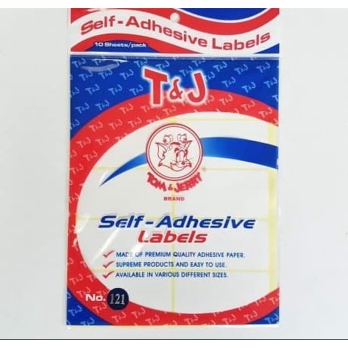 

Label Tom Jerry 121 Box Isi 25 Pack