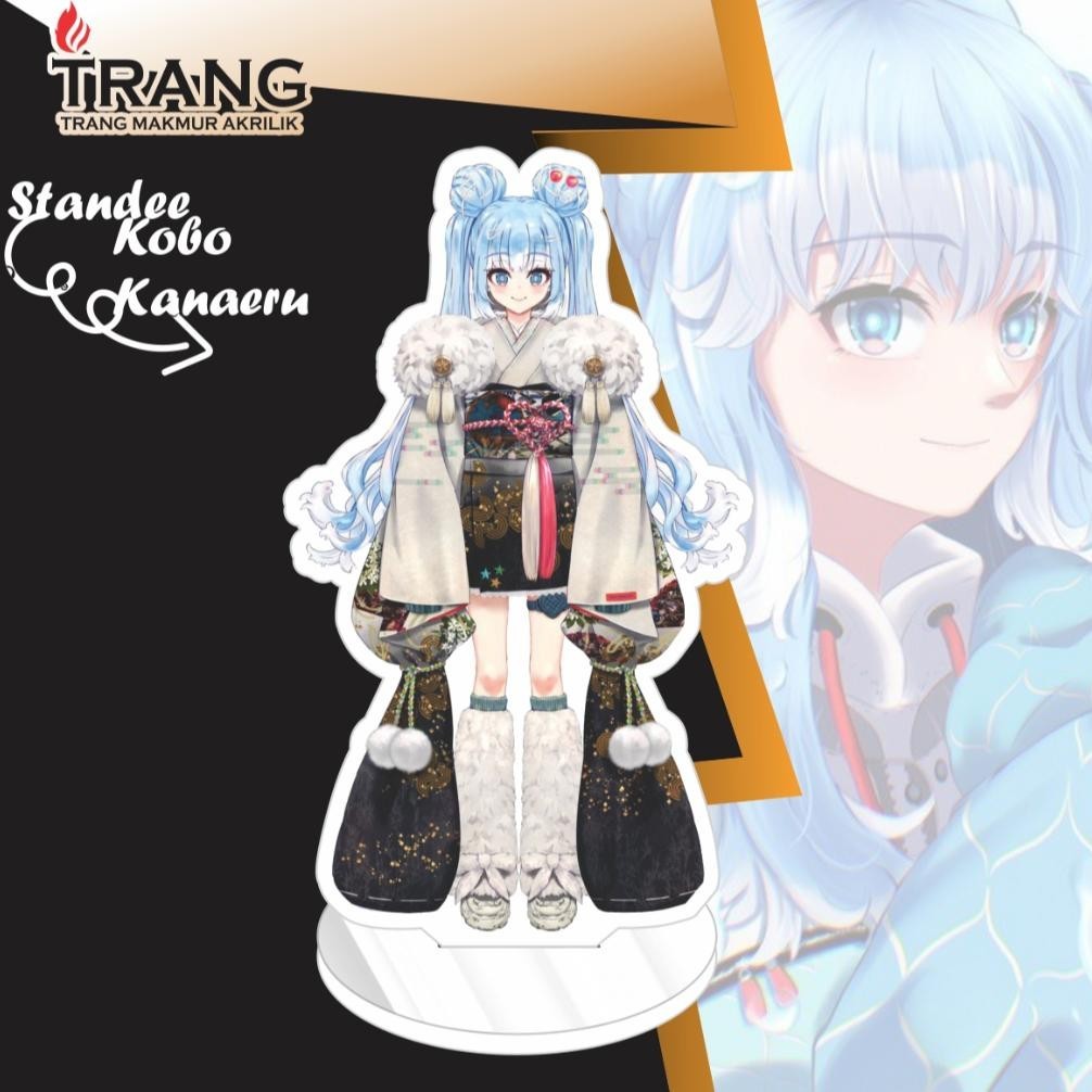 Baru Standee Figure Akrilik Kobo Kanaeru Hololive / Standing Action Figure Acrylic Kobo Kanaeru Holo