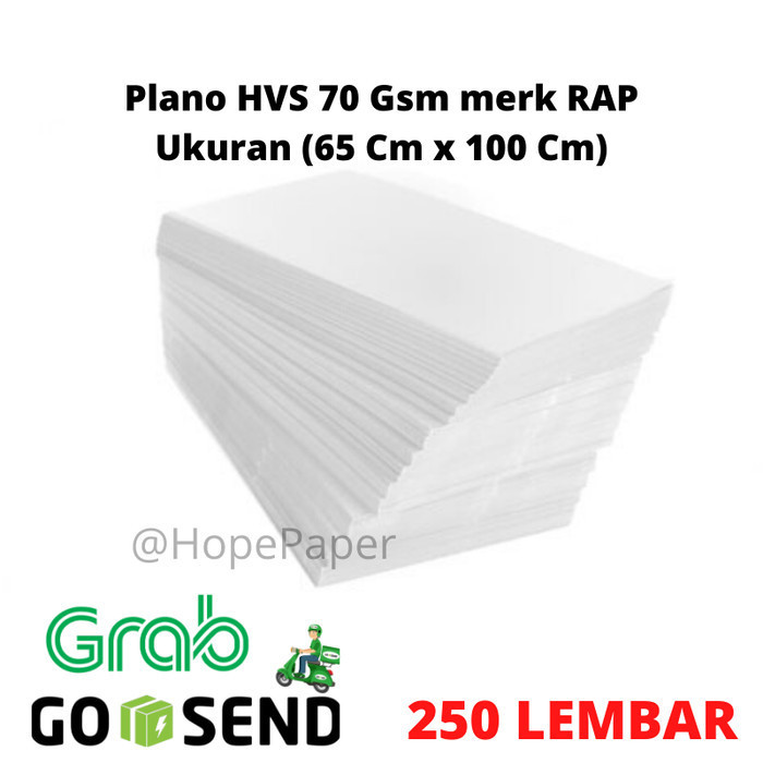 

Kertas Hvs Plano 70 Gsm Ukuran 65 Cm X 100 Cm Merk Rap (Isi 250 Lbr)