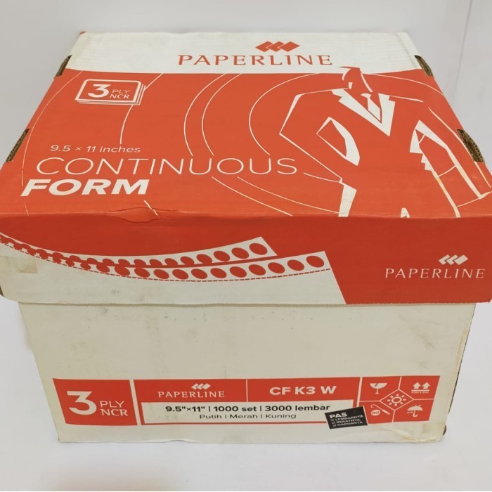 

Kertas Komputer 3 Ply Paperline / Countinuous Form 9,5" X 11