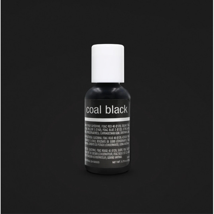 

Coal Bla Chefmaster Liqua-Gel Food Colng 20 Ml