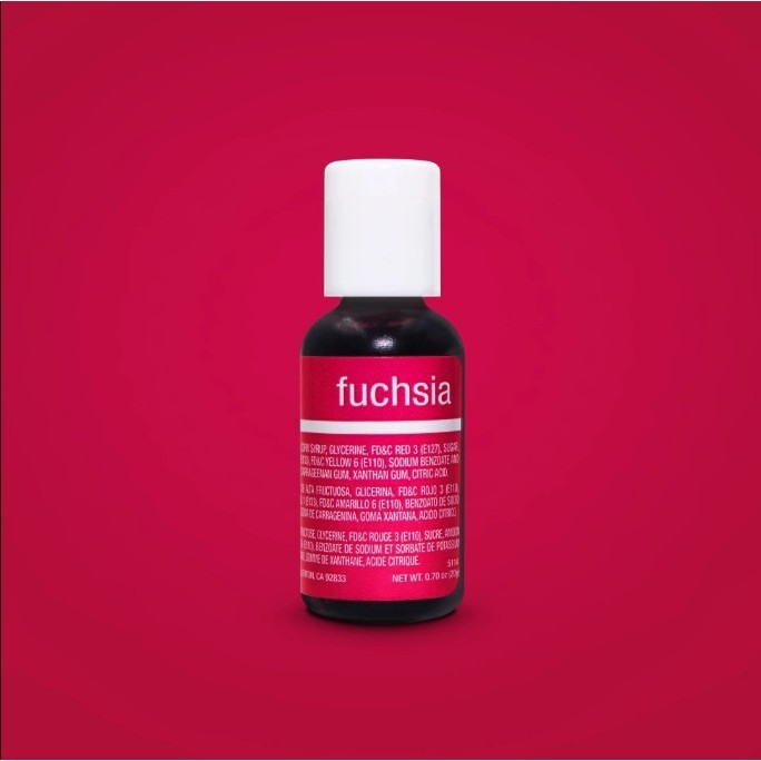

Fuchsia Fuschia Chefmaster Liqua-Gel Food Colng 20 Ml
