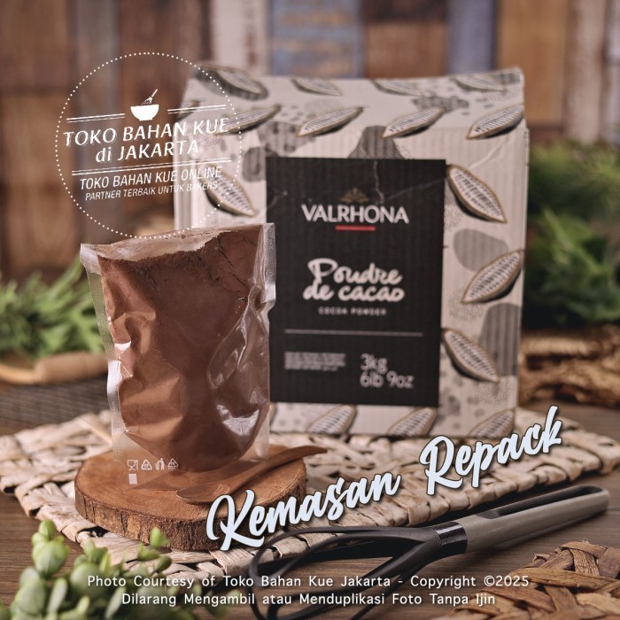 

Valrhona - Cacao Powder 50Gr Coklat Bubuk Pure Cocoa Powder Kakao