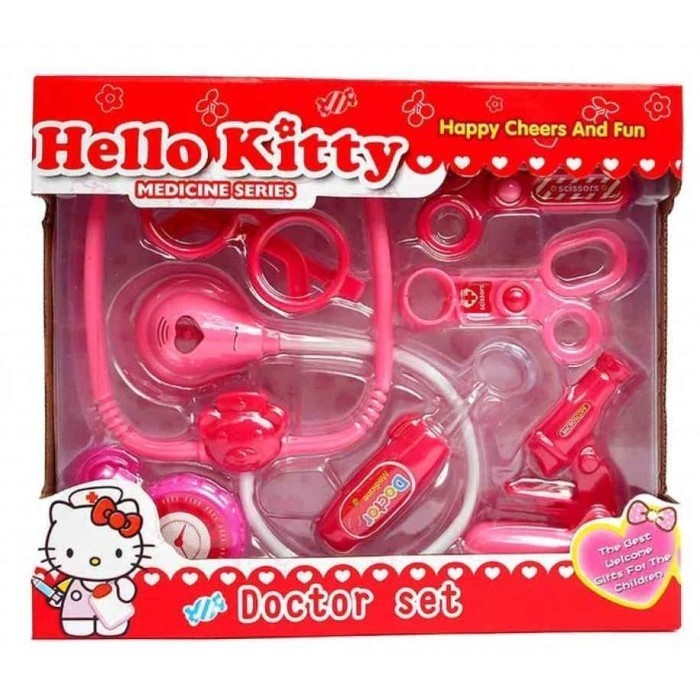 DOCTOR SET HELLO KITTY - MAINAN ANAK DOKTER DOKTERAN