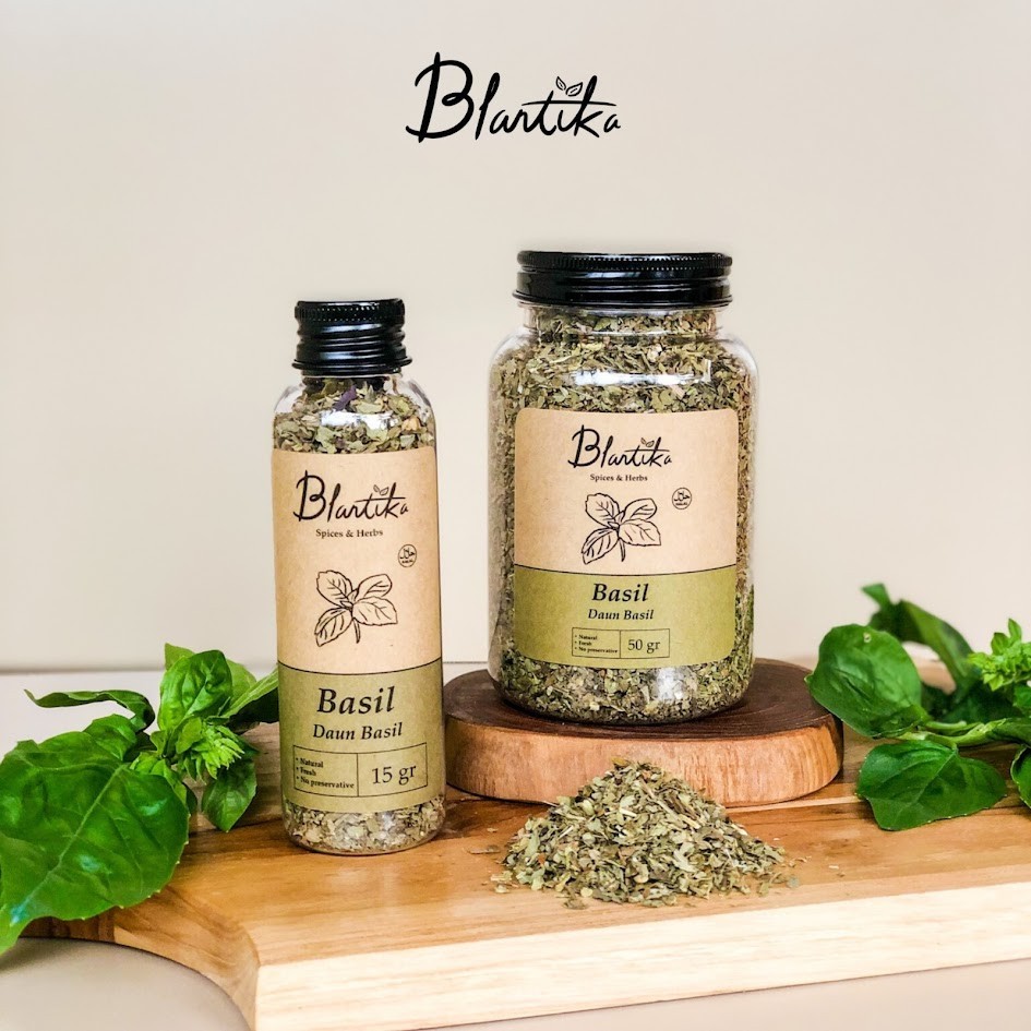 

Bumbu Basil kering Blantika bumbu masak dapur halal
