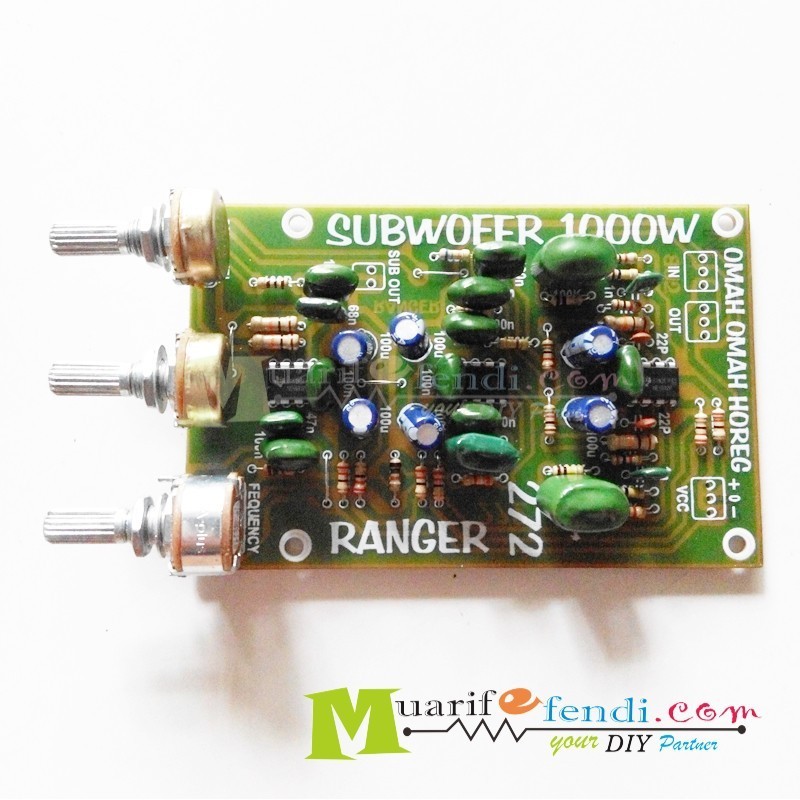 KIT Subwoofer Speaker Aktif 2.1 Driver Stereo in out dan Mono Subwoofer