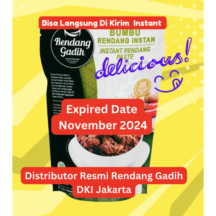 

Bumbu Rendang Instan - Rendang Gadih - Medium Spicy