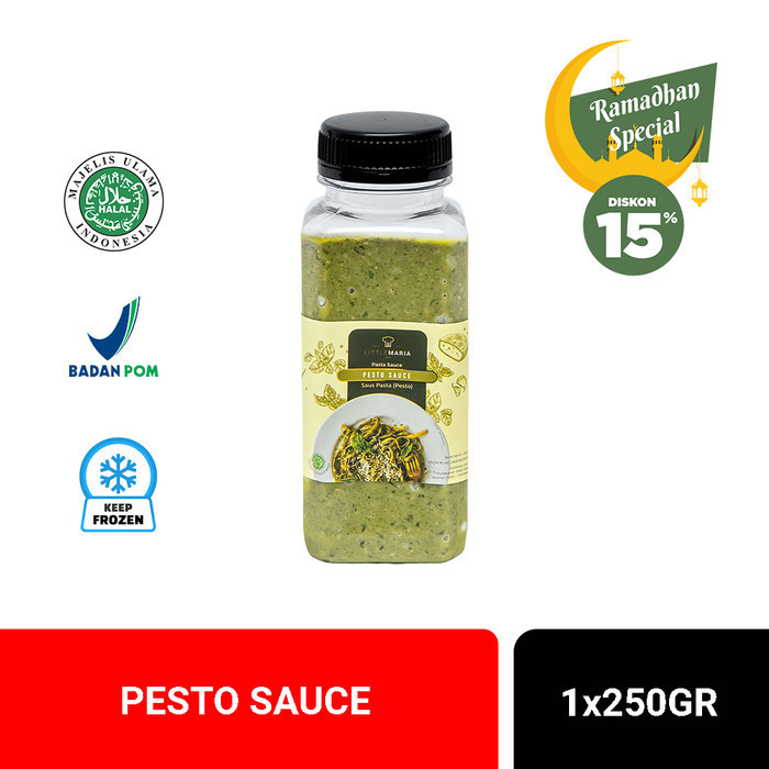 

Littlemaria Pesto Sauce/Saus Pesto 250G 3-5Portions
