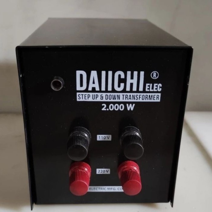 Trafo Step Down & Up 2000 Watt Transformer Merk DAIICHI promo