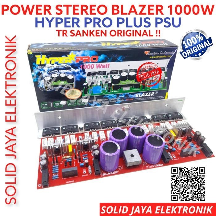 POWER BLAZER HYPER PRO STEREO 1000W PLUS PSU TR SANKEN ASLI BELL BGR