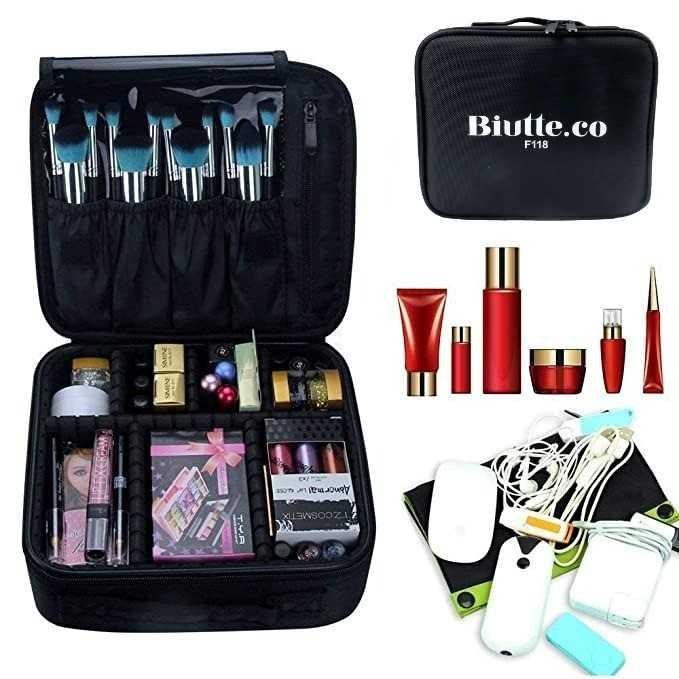 Tas Organizer Make Up Kosmetik Multifungsi 25.5x23x9.5cm F118 Alat Mandi Traveling Set Tempat Perlen