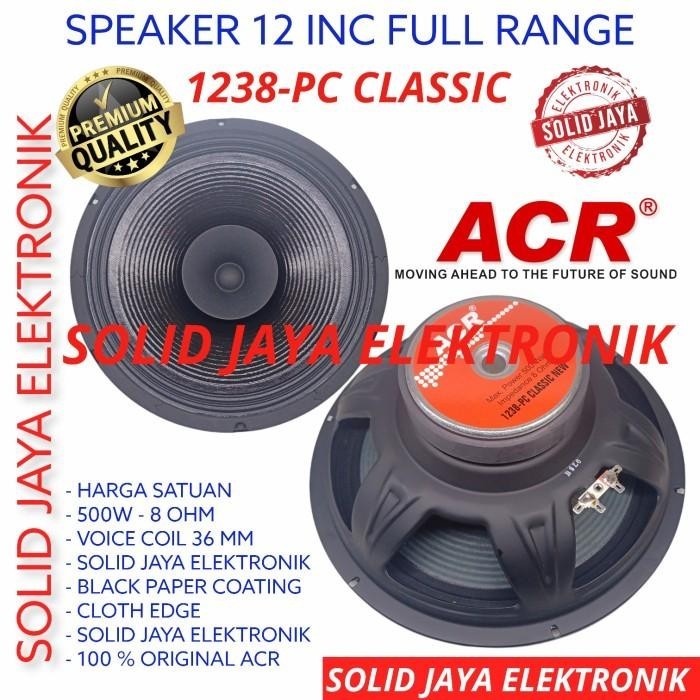 SPEAKER ACR 12 INC 1238-PC CLASSIC NEW 1238 FULL RANGE INCH IN 500W