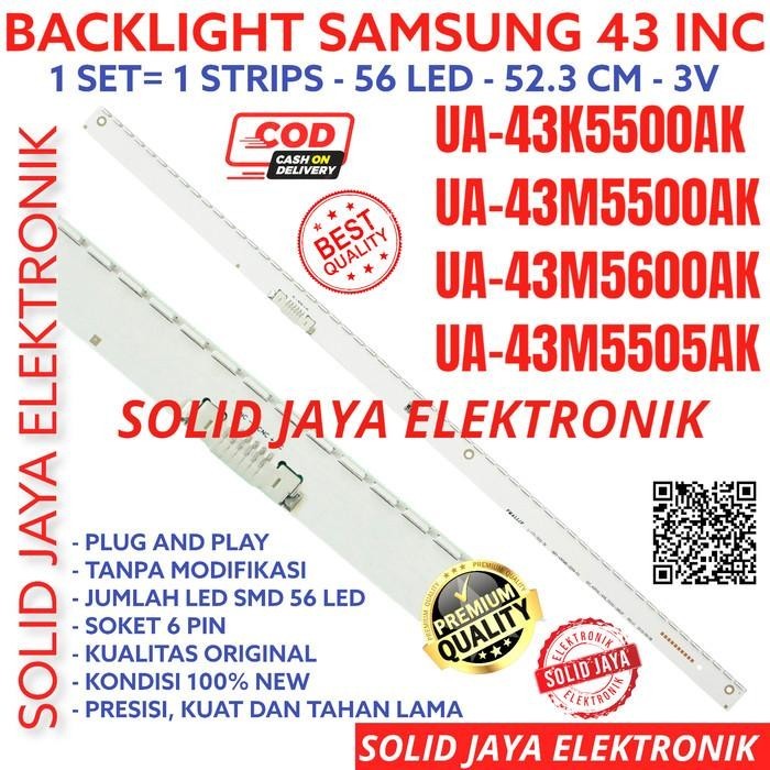 BACKLIGHT TV LED SAMSUNG 43 INC UA 43K5500AK 43M5500AK 43K LAMPU BL IN