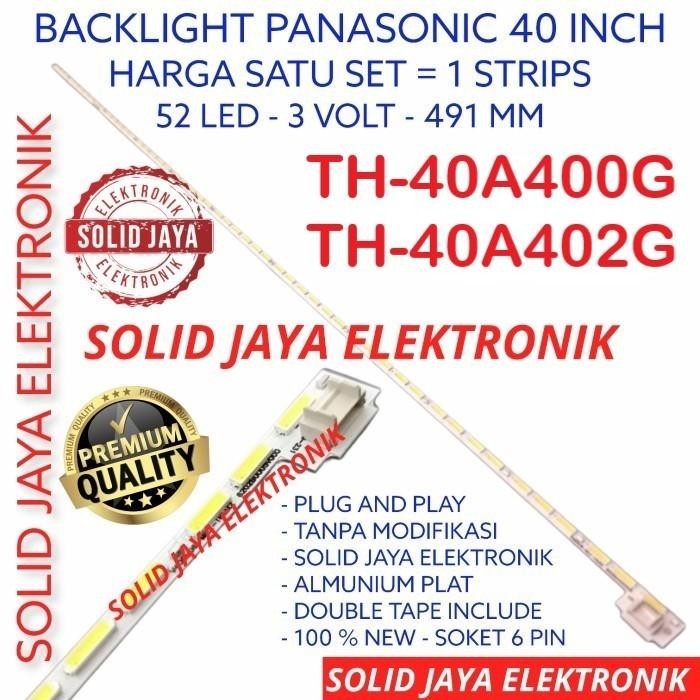BACKLIGHT LED TV PANASONIC 40 INC TH-40A400 TH-40A402 LAMPU BL 40A402G