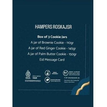 

Jsr Hampers Sehat Lebaran / Gluten Free Cookies / No Dairy Parcel Trend