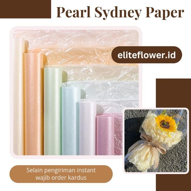 

TERLARIS [Grosir] Kertas Sydney Pearl | Pearl Sydney Paper | kertas buket bunga | flower wrapping paper | kertas bucket AL065
