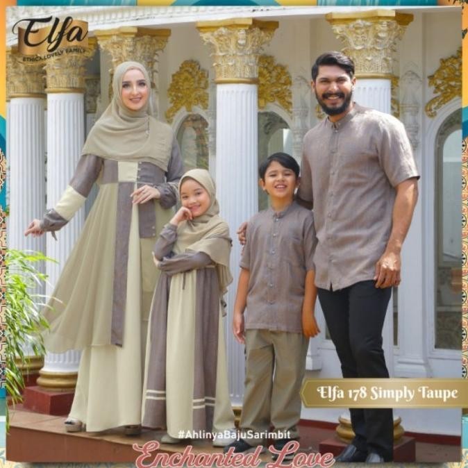 Sarimbit Ethica Original Elfa 178 Simply Toupe Pengiriman Cepat