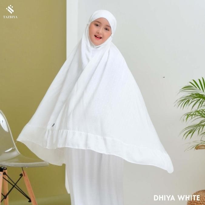 Mukena Putih Anak Tazbiya Dhiya White Series