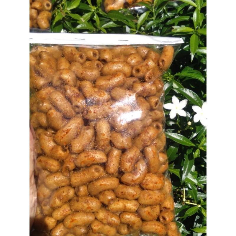 

Makaroni Bantet Kemasan 250 gram pedas gurih Cahyani's Snacks