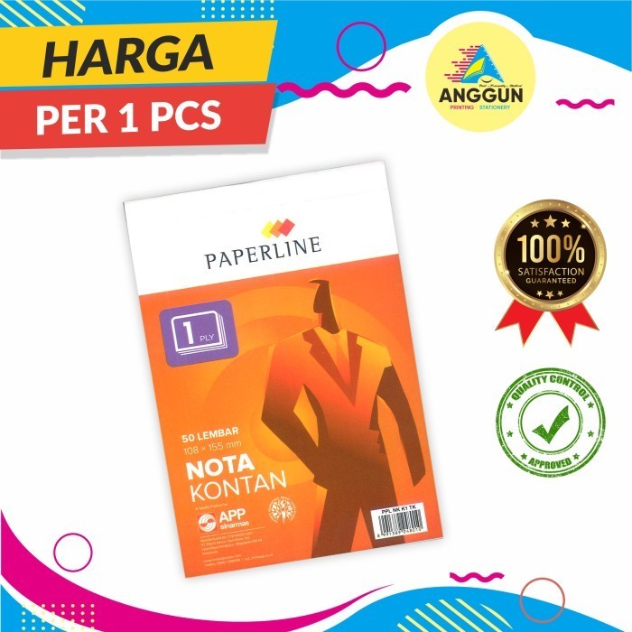 

Buku Nota 1 Rangkap - Buku Nota 1 PLY - Buku Nota K1 Paperline