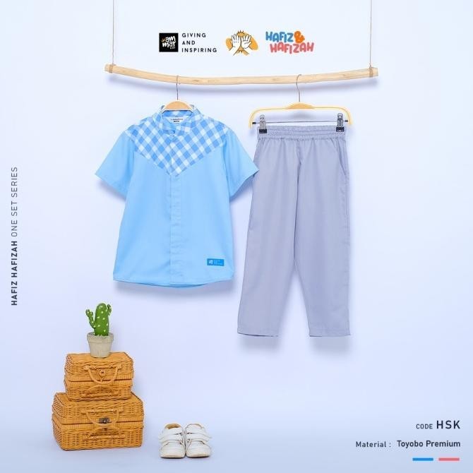 One Set Baju Koko Anak Hafiz Series ( Hsk ) Edisi Hafiz Hafizah Ammar