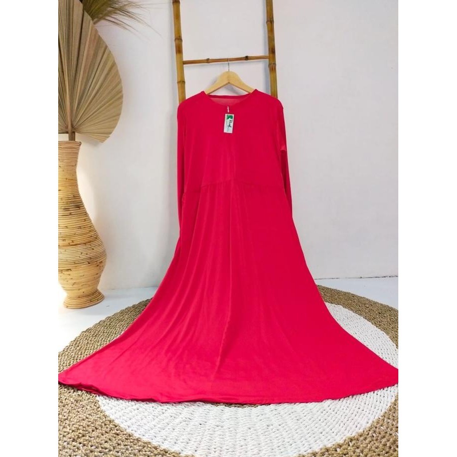 GAMIS JERSEY POLOS BUSUI SAKU pt.2 - merah cabe, M