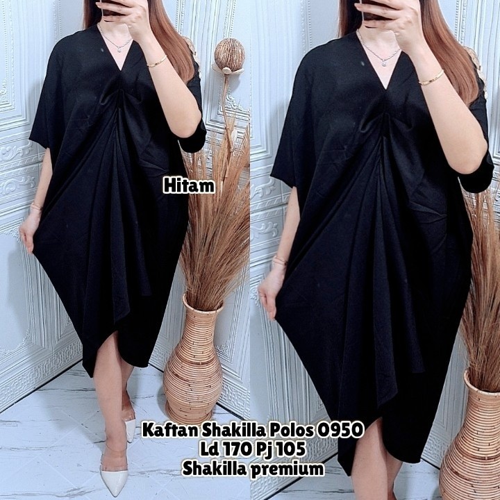 (Grosir Klambi) Riyana Kaftan Rayon ● Paula Kaftan ● Bara Kaftan  Kaftan 2227 - Tunik Midi - Ukuran 