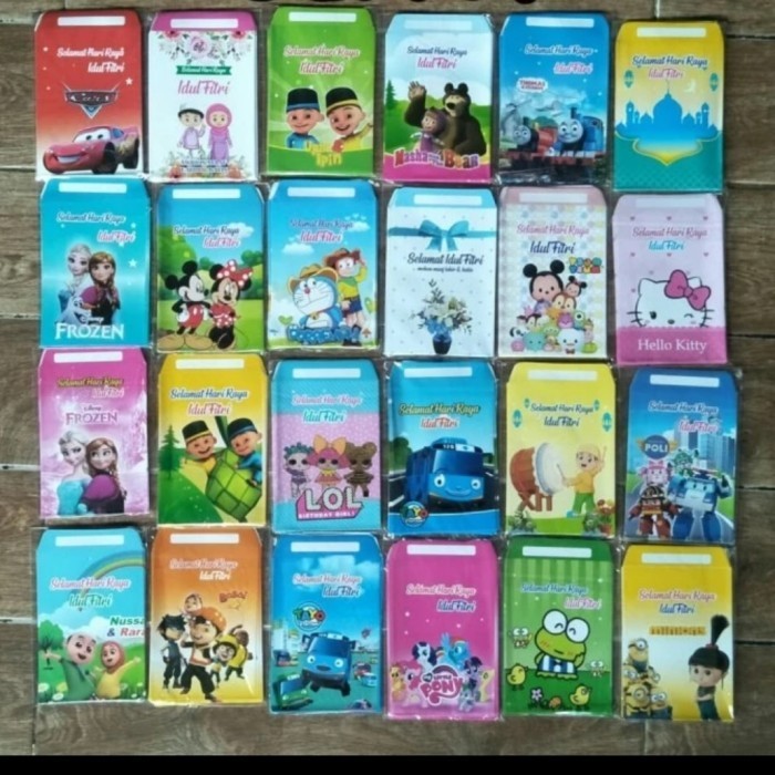 

Limited! Amplop Angpau Lebaran Murah best seller - Seri Kartun New