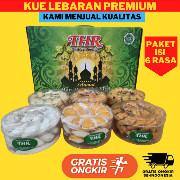 

Limited! PAKET KUE LEBARAN THR PREMIUM KUE KERING LEBARAN 2 - THR New