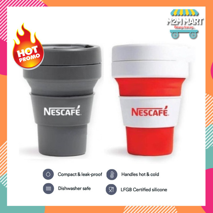 TERMURAH - Gelas Stojo Nescafe Collapsible Cup