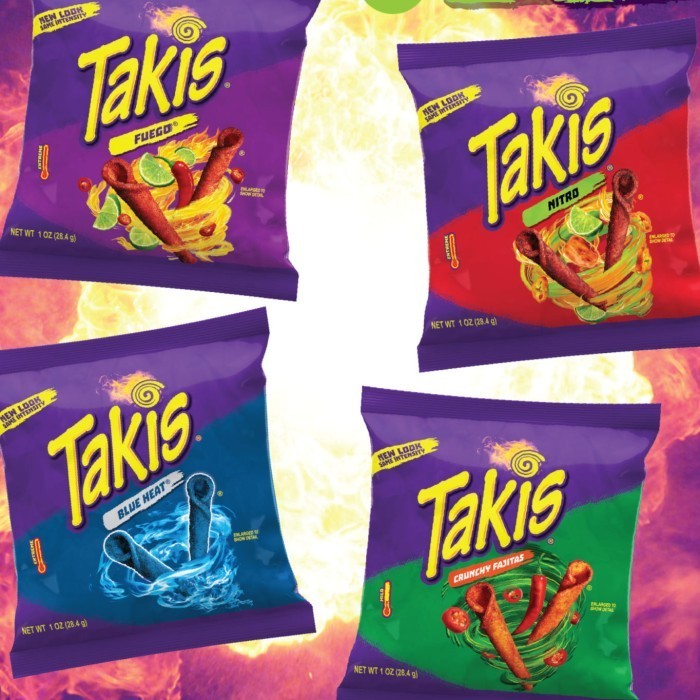 

Takis Rolled Tortilla Chips Sna Makanan Ringan Keripik Jagung Pedas