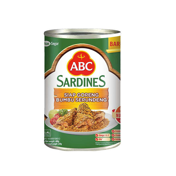 

ABC SARDINES GORENG BUMBU SERUNDENG 400G