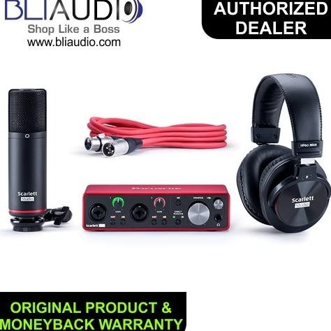 Focusrite Scarlett 2I2 Studio 3Rd Gen Recording Soundcard