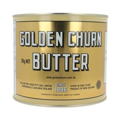 

Golden Churn Butter 2Kg / Ed Tin Mentega