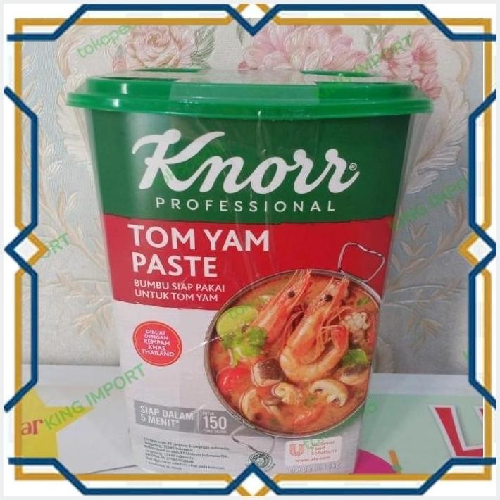 

[KGP] KNOR TOM YAM PASTE 1,5 KG BUMBU TOM YUM KEMASAN BARU