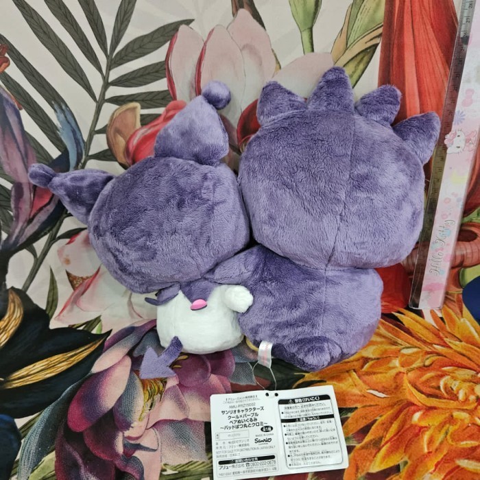 Marwa - Boneka Sanrio Kuromi Badtz Maru Nempel Purple Furyu
